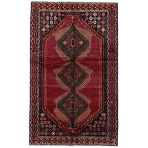 Noue a la main. Origine: Persia / Iran Tapis Persan Lori Tapis 150X244 Rouge Fonce/Rouge (Laine, Perse/Iran)