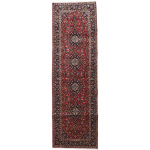 Noue a la main. Origine: Persia / Iran Tapis Kashan 91X302 Tapis De Couloir Rouge/Rouge Fonce (Laine, Perse/Iran)