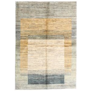 Noue a la main. Origine: Afghanistan 140X200 Tapis Battuta Tapis Moderne Beige/Jaune (Laine, Afghanistan)