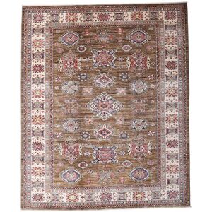 Noue a la main. Origine: Afghanistan Tapis Fait Main Kazak Ariana Tapis 240X293 Marron/Beige (Laine, Afghanistan)