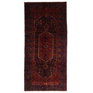 Noue a la main. Origine: Persia / Iran Tapis Hamadan 146X308 Tapis De Couloir Rouge Fonce/Rouge (Laine, Perse/Iran)