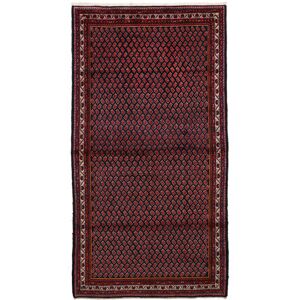 Noue a la main. Origine: Persia / Iran Fait Main Arak 158X296 Persan Tapis De Laine Rouge Fonce/Rouge Petit Tapis