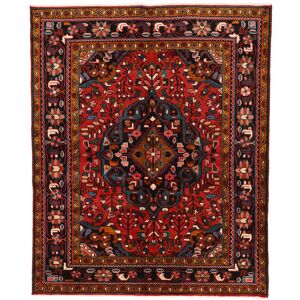 Noue a la main. Origine: Persia / Iran Tapis Fait Main Lillian 167X203 Rouge Fonce/Rouge (Laine, Perse/Iran)