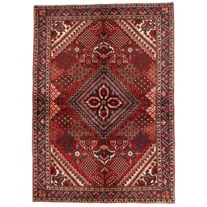 Noue a la main. Origine: Persia / Iran 149X210 Tapis Bakhtiar D'orient Fait Main Rouge Fonce/Marron (Laine, Perse/Iran)