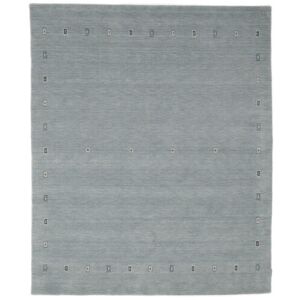 Noue a la main. Origine: India Tapis Gabbeh Indo Tapis 206X248 Gris Fonce/Petrole Fonce (Laine, Inde)