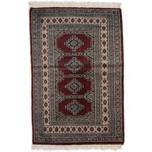 Noue a la main. Origine: Pakistan Pakistan Boukhara 2Ply Tapis 78X117 Tapis De Laine Noir/Marron Petit Tapis