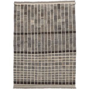 Noue a la main. Origine: Afghanistan 171X240 Tapis Kilim Ariana Trend Tapis Moderne Marron/Noir (Laine, Afghanistan)