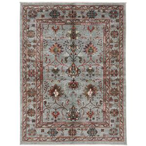 Noue a la main. Origine: Afghanistan Shabargan Tapis 155X207 Tapis De Laine Gris Fonce/Marron Petit Tapis