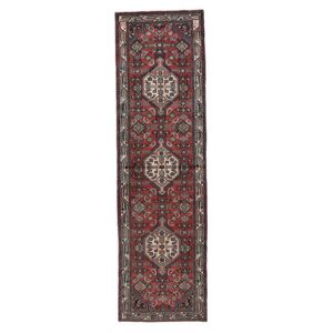 Noue a la main. Origine: Persia / Iran 82X290 Medaillon Petit Hamadan Tapis Laine,