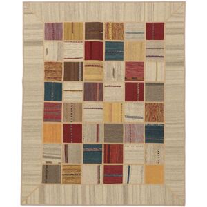 Noue a la main. Origine: Persia / Iran 158X198 Vintage Petit Kilim Patchwork Tapis