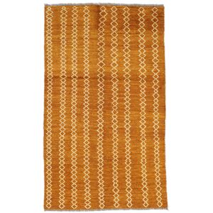 Noue a la main. Origine: Afghanistan Tapis Moroccan Berber - Afghanistan 107X183 Marron/Orange (Laine, Afghanistan)