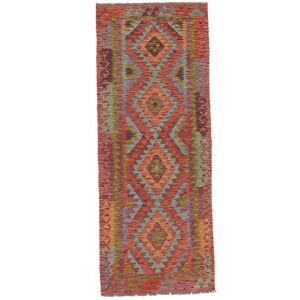 Noue a la main. Origine: Afghanistan Tapis D'orient Kilim Afghan Old Style Tapis 83X216 Tapis De Couloir Rouge Fonce/Marron (Laine, Afghanistan)