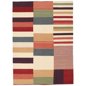 Noue a la main. Origine: Afghanistan 207X289 Tapis Kilim Moderne Tapis Moderne Beige/Marron (Laine, Afghanistan)