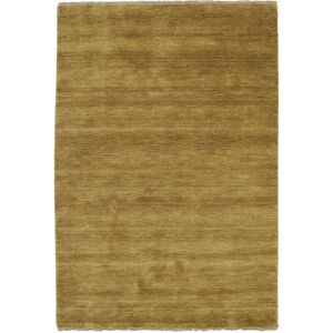 RugVista Handloom fringes Tapis - Vert olive 140x200