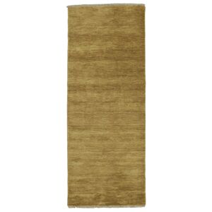 RugVista Handloom fringes Tapis - Vert olive 80x200