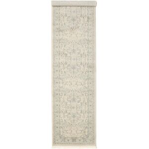 RugVista Ziegler Manhattan Tapis - Beige / Bleu clair 80x300