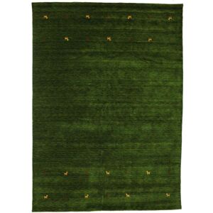 RugVista Gabbeh loom Two Lines Tapis - Vert 240x340