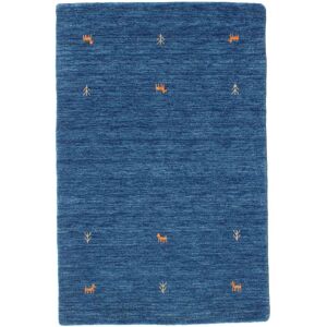 RugVista Gabbeh loom Two Lines Tapis - Bleu 100x160