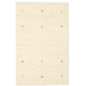 RugVista Gabbeh loom Two Lines Tapis - Blanc ecru 100x160