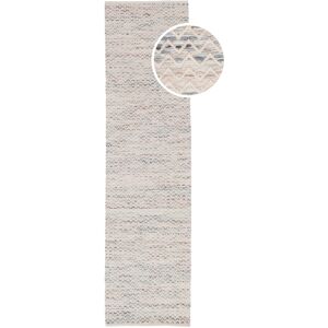 RugVista Chevron Waves Tapis - Beige creme / Greige 80x300