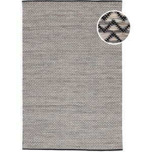 RugVista Chevron Waves Tapis - Multicolore / Noir 160x230