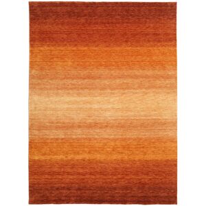 Noue a la main. Origine: India Gabbeh Rainbow Tapis - Rouge rouille 240x340