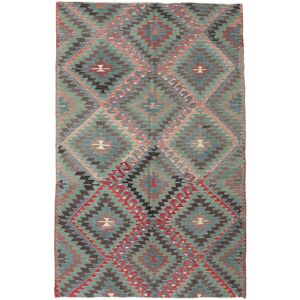 Noue a la main. Origine: Turkey Kilim Vintage Turquie Tapis 166x252