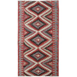 Noue a la main. Origine: Turkey Kilim Turquie Tapis 180x335