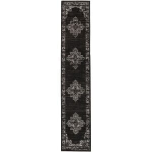 RugVista Vintage Vega Tapis - Gris charbon 80x400