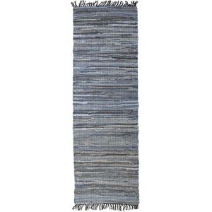 RugVista Sonja Denim Tapis - Bleu / Noir 80x250