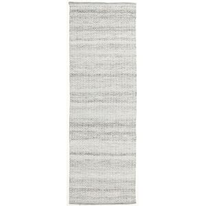 RugVista Alva Tapis - Gris / Blanc 80x250