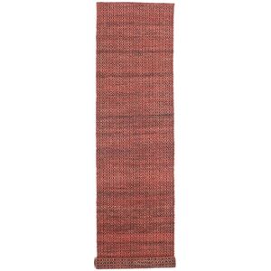 RugVista Alva Tapis - Rouge rouille / Noir 80x350