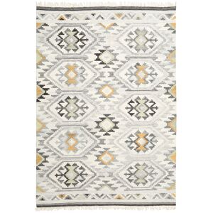 RugVista Mirzapur Tapis - Blanc creme / Jaune Moutarde 240x340