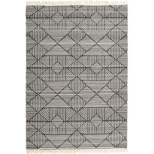 RugVista Mauri Tapis - Gris charbon / Beige creme 160x230