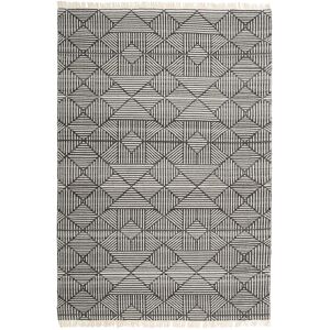 RugVista Mauri Tapis - Gris charbon / Beige creme 200x300