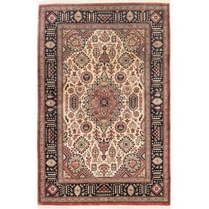 Noue a la main. Origine: Persia / Iran Ghom soie Tapis 75x116