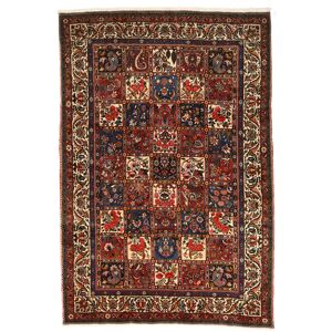 Noue a la main. Origine: Persia / Iran Bakhtiar Collectible Tapis 208x301