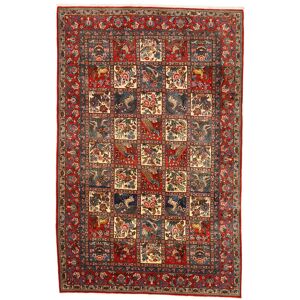 Noue a la main. Origine: Persia / Iran Bakhtiar Collectible Tapis 200x313