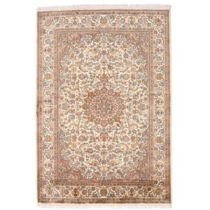 Noue a la main. Origine: India Cachemire pure soie Tapis 126x185