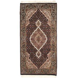 Noue a la main. Origine: India Tabriz Royal Tapis 75x146