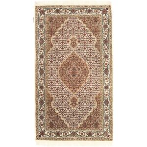 Noue a la main. Origine: India Tabriz Royal Tapis 92x162