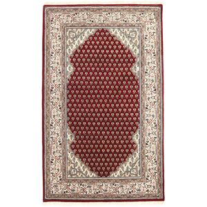 Noue a la main. Origine: India Mir Indo Tapis 95x155