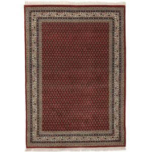 Noue a la main. Origine: India Mir Indo Tapis 141x202