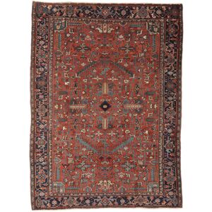 Noue a la main. Origine: Persia / Iran Antique Heriz ca. 1920 Tapis 219x296