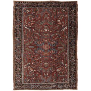 Noue a la main. Origine: Persia / Iran Antique Heriz ca. 1920 Tapis 248x343