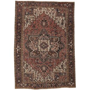 Noue a la main. Origine: Persia / Iran Antique Heriz ca. 1920 Tapis 234x331