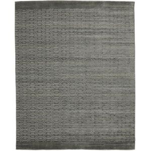 Noue a la main. Origine: India Mosaic Border Tapis - Vert olive 250x300