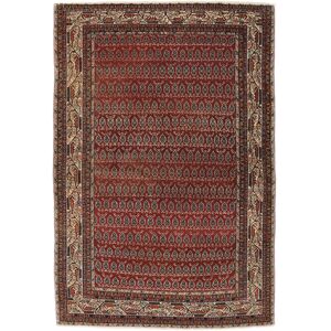 Noue a la main. Origine: Persia / Iran Antique Tabriz ca. 1920 Tapis 140x202