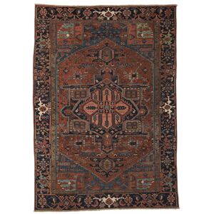 Noue a la main. Origine: Persia / Iran Antique Heriz ca. 1920 Tapis 232x331