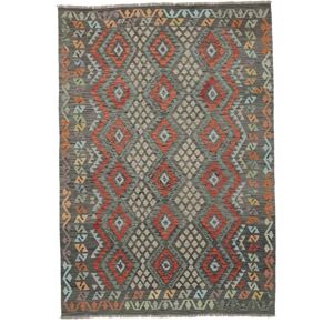 Noue a la main. Origine: Afghanistan Kilim Afghan Old style Tapis 204x294